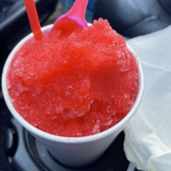 Bahama Cones - Tigers Blood large snow cone.
