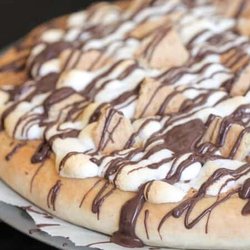 Buckeye Pizza DeGraff - Homemade Peanut Butter S'mores dessert Pizza