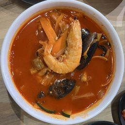 Spicy seafood noodle soup Spicy seafood noodle soup