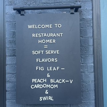 Homer - Soft Serve Menu - Mediterranean Near Me - Seattle, Washington Homer - Soft Serve Menu - Mediterranean Near Me - Seattle, Washington