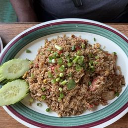 Fr-02. Thai Red BBQ Pork Fried Rice