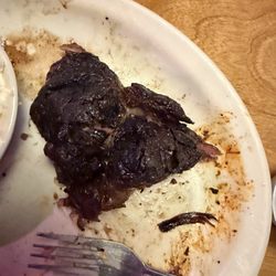 Medium rare...it was a hard as the plate.