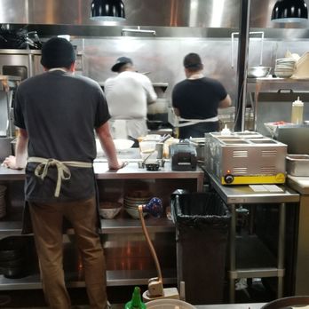 DOMU - Kitchen view from the bar - Ramen Near Me - Orlando, Florida DOMU - Kitchen view from the bar - Ramen Near Me - Orlando, Florida