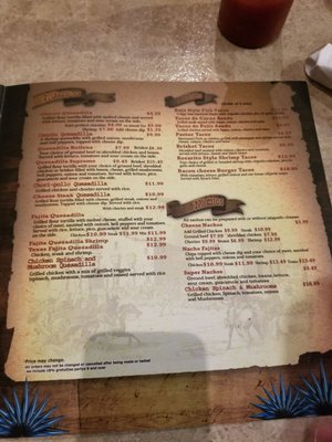 Menu photo 4 Blue Agave Douglasville, GA