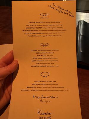 Menu photo 1 Kabawa New York, NY