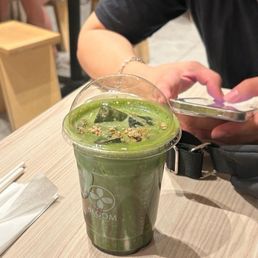 kinako matcha latte