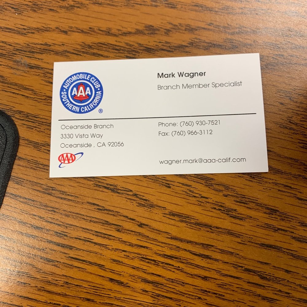 AAA Insurance - Mark's deetz - Travel Services Near Me - Oceanside, California AAA Insurance - Mark's deetz - Travel Services Near Me - Oceanside, California