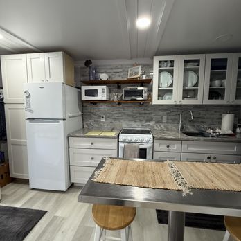 Downeast Electrical Services - Kitchen remodel with new light recessed lighting, new outlets, home rewire, and new minisplit heat pump for heating and cooling - Electricians Near Me - Biddeford, Maine Downeast Electrical Services - Kitchen remodel with new light recessed lighting, new outlets, home rewire, and new minisplit heat pump for heating and cooling - Electricians Near Me - Biddeford, Maine