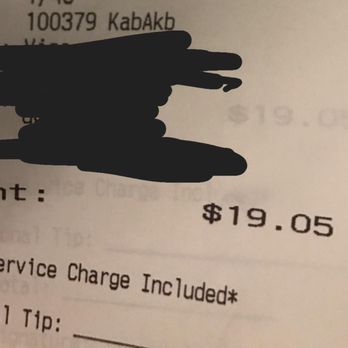 Sugar - The automatic 30% service charge. On a $15 drink. - Cocktail Bars Near Me - Miami, Florida