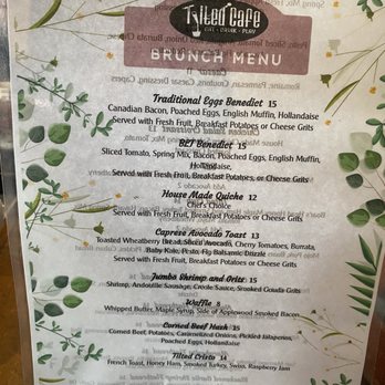 Tilted cafe - Brunch menu - Bars Near Me - Hiawassee, Georgia