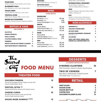 The Second City - Menu - Performing Arts Near Me - Chicago, Illinois The Second City - Menu - Performing Arts Near Me - Chicago, Illinois