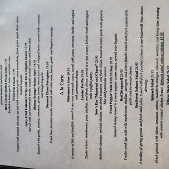 The Sow's Ear - Menu - Cafes Near Me - Cambria, California