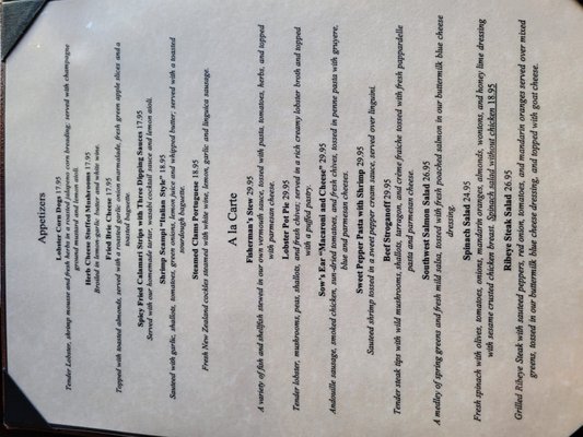 Menu photo 7 The Sow's Ear Cambria, CA Menu photo 7 The Sow's Ear Cambria, CA