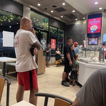 Panda Express - line out the door - Chinese Near Me - Honolulu, Hawaii