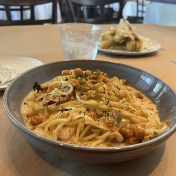 The Artichoke Cafe - Spaghetti with caramelized cabbage. - New American Near Me - Albuquerque, New Mexico The Artichoke Cafe - Spaghetti with caramelized cabbage. - New American Near Me - Albuquerque, New Mexico