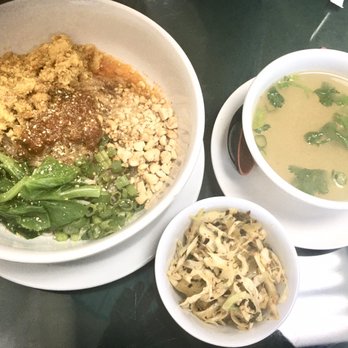 Kimu Restaurant - Shan khaut swe that's accompanied by cabbage and mone hnyin chin with chicken soup on the side! - Burmese Near Me - Greenwood, Indiana Kimu Restaurant - Shan khaut swe that's accompanied by cabbage and mone hnyin chin with chicken soup on the side! - Burmese Near Me - Greenwood, Indiana