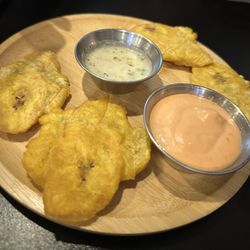 Zoe's Latin Cafe - Tostones with mojito