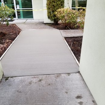 McCartney Industries - Broomed Style Walkway Extension - Masonry/Concrete Near Me - Lake Tapps, Washington