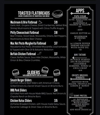 Menu photo 2 Taps & Apps Mililani, HI