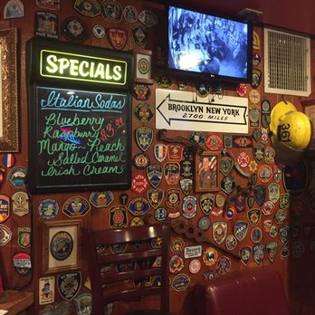 DiNapoli's Fire House - Fun decor. Lots of fire badges. - Pizza Near Me - Barstow, California DiNapoli's Fire House - Fun decor. Lots of fire badges. - Pizza Near Me - Barstow, California