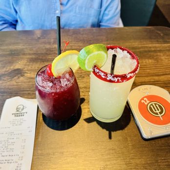 Torchy's Tacos - Sangría and House Rocks Margarita. Both excellent - Tacos Near Me - Orlando, Florida