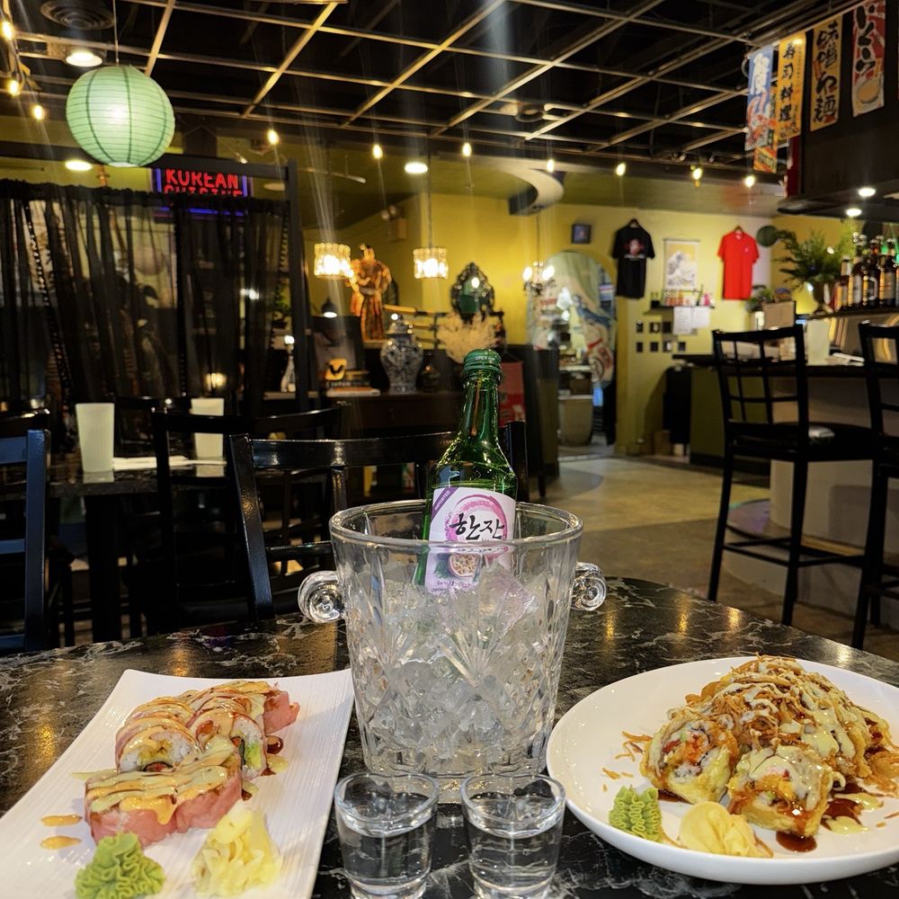 Samurai Sushi Garden - potatoe roll on right and tiger roll on left - Japanese Near Me - Anchorage, Alaska Samurai Sushi Garden - potatoe roll on right and tiger roll on left - Japanese Near Me - Anchorage, Alaska