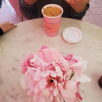 Pink Rose Cafe - Rose latte - Coffee & Tea Near Me - La Mesa, California Pink Rose Cafe - Rose latte - Coffee & Tea Near Me - La Mesa, California