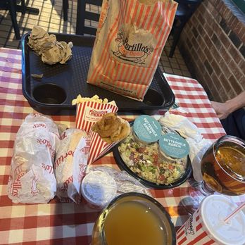 Portillo's & Barnelli's Chicago - Everything we ordered...couldn't finish it all. - Hot Dogs Near Me - Chicago, Illinois