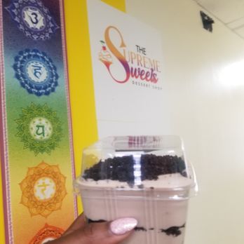 The Supreme Dessert Shop - Chocolate pudding with cookie crumbles - Desserts Near Me - Willingboro, New Jersey The Supreme Dessert Shop - Chocolate pudding with cookie crumbles - Desserts Near Me - Willingboro, New Jersey