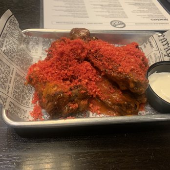 Danny's Pizza and Burger Bar - Hot cheetos wings - Pizza Near Me - Bolingbrook, Illinois
