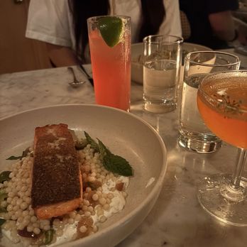 Celestine - steelhead trout aphrodite cactus paloma - Mediterranean Near Me - Brooklyn, New York
