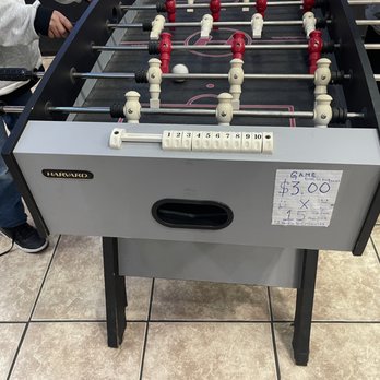 Chalio’s - Foosball table...$3 for 15 minutes. - Mexican Near Me - Kettleman City, California Chalio’s - Foosball table...$3 for 15 minutes. - Mexican Near Me - Kettleman City, California