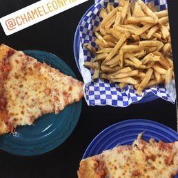 Carry-out pizza + fries