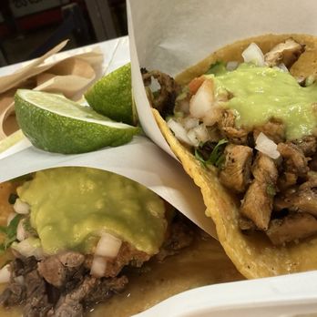 Los Tacos No.1 - Left: Carne Asada Right: Pollo - Tacos Near Me - New York, New York Los Tacos No.1 - Left: Carne Asada Right: Pollo - Tacos Near Me - New York, New York