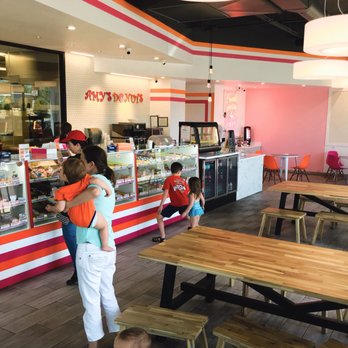 Amy's Donuts - Interior. Look at that donut selection! - Donuts Near Me - Albuquerque, New Mexico