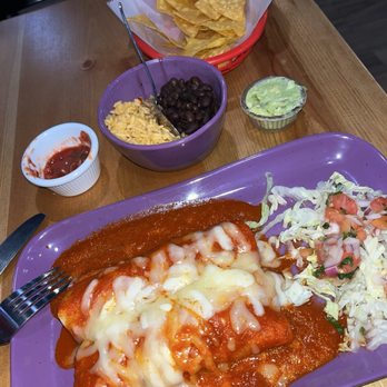 Don Chuy's Tako - Chicken enchiladas with a guacamole, add-on... - Mexican Near Me - Nyack, New York