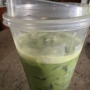 Starbucks - Venti (?) Iced Matcha latte - Coffee & Tea Near Me - Hanover, Maryland
