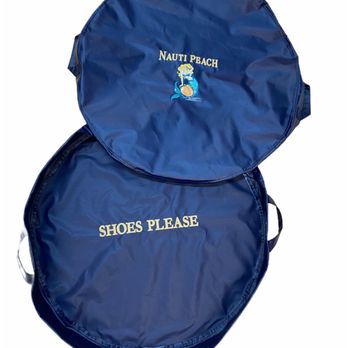 Busch Canvas and Interiors - Custom made yacht guest shoe bags. - Boat Repair Near Me - Riviera Beach, Florida Busch Canvas and Interiors - Custom made yacht guest shoe bags. - Boat Repair Near Me - Riviera Beach, Florida