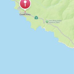 The link the hotel sent us by text sent us to this area by Fort Ross. The link the hotel sent us by text sent us to this area by Fort Ross.