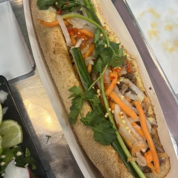 Baguette & Phorria - Grilled Beef Ribeye Banh Mi - Coffee & Tea Near Me - Philadelphia, Pennsylvania