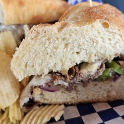 Blue Moon Bakery - Their French baguette for sandwiches is too dry and dense.