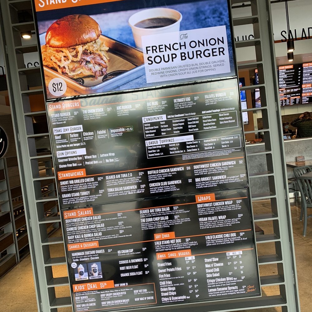 The Stand - American Classics Redefined - Menu - New American Near Me - Calabasas, California