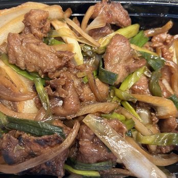 Green Apple China Bistro - Mongolian Beef (Large) - Chinese Near Me - Studio City, California