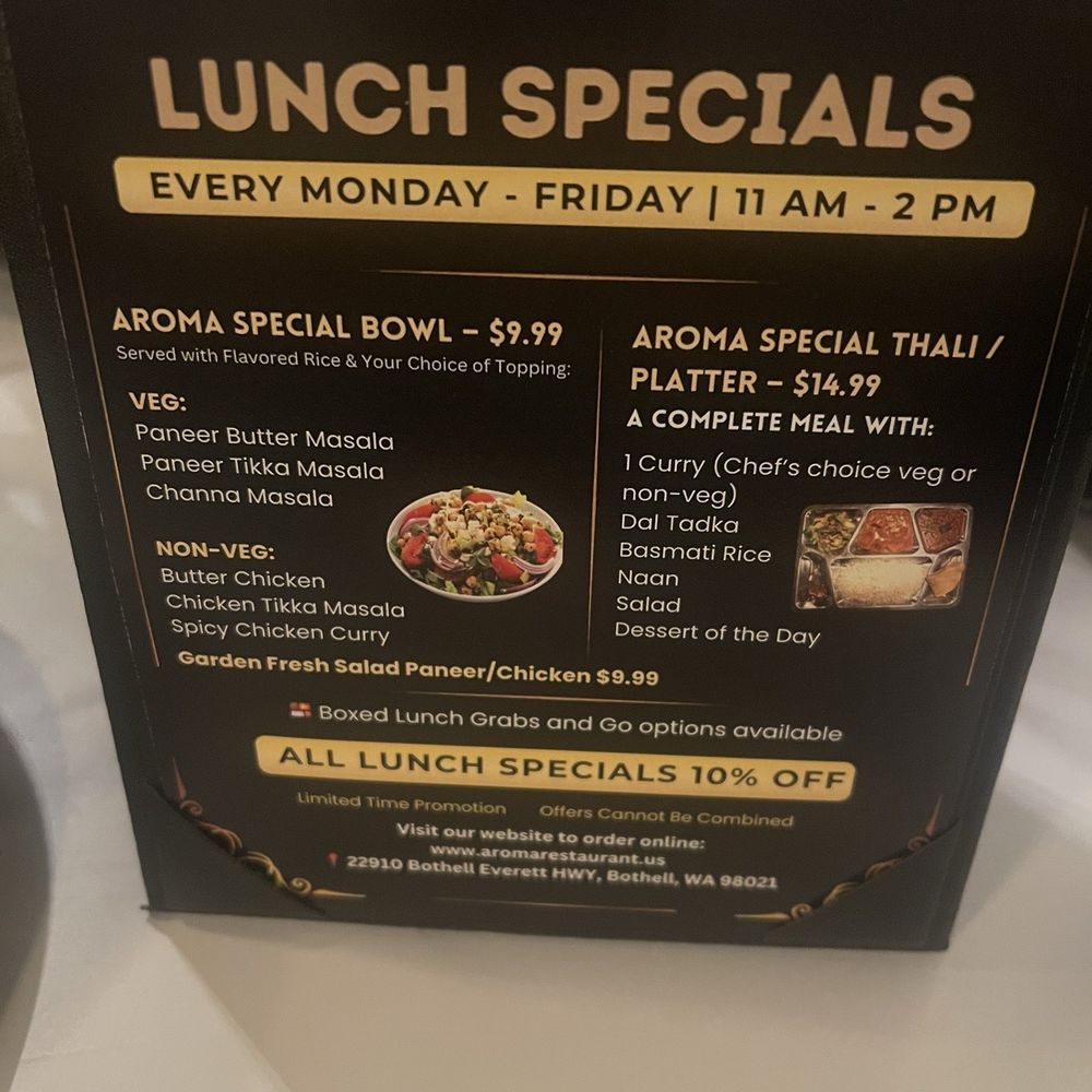 Aroma - Indian Near Me - Bothell, Washington Aroma - Indian Near Me - Bothell, Washington