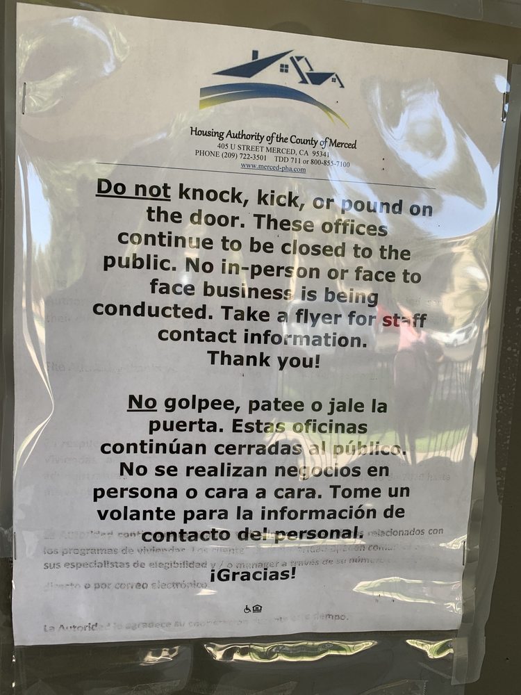 MERCED COUNTY HOUSING AUTHORITY Updated September 2024 405 U St, Merced, California Phone