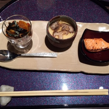 Seino - Œuf cocotte aux shiitake, saumon miso, ratatouille, sumeshi et algue nori - Japanese Near Me - Ixelles, BRU