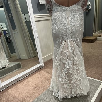 Iryna Shalom Couture - Back of the dress, she added a bustle - Sewing & Alterations Near Me - Portland, Oregon Iryna Shalom Couture - Back of the dress, she added a bustle - Sewing & Alterations Near Me - Portland, Oregon