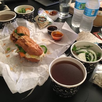 Roll Play - Sides of Chicken Pho & Oxtail Beef Pho to-go, with the Pork Banh Mi. - Vietnamese Near Me - Vienna, Virginia Roll Play - Sides of Chicken Pho & Oxtail Beef Pho to-go, with the Pork Banh Mi. - Vietnamese Near Me - Vienna, Virginia