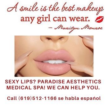 Paradise Aesthetics - Dermal Fillers, Botox, Deluxe Facials - Medical Spas Near Me - National City, California Paradise Aesthetics - Dermal Fillers, Botox, Deluxe Facials - Medical Spas Near Me - National City, California