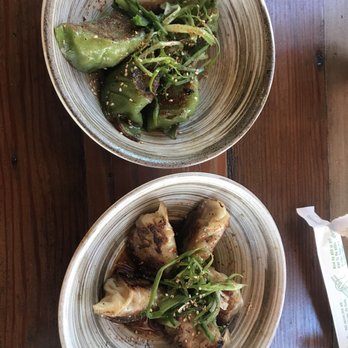 Ramen Lab Eatery-Delray Beach - Veggie gyoza and lobster gyoza. Delicious! - Ramen Near Me - Delray Beach, Florida Ramen Lab Eatery-Delray Beach - Veggie gyoza and lobster gyoza. Delicious! - Ramen Near Me - Delray Beach, Florida